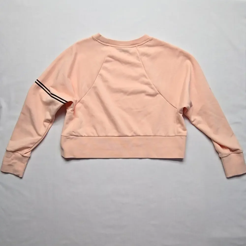 Nike Pro Dri-FIT Sweatshirt Peach Long Sleeve Womens Small Athletic Top